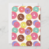 Invitation à l'anniversaire du premier Donut (Dos)