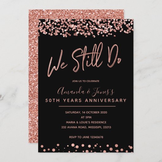 Invitation à l'anniversaire du renouvellement de l (Devant / Derrière)