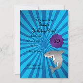 Invitation à l'anniversaire du requin (Devant)
