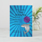 Invitation à l'anniversaire du requin (Debout devant)