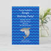 Invitation à l'anniversaire du requin (Debout devant)