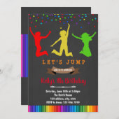 Invitation à l'anniversaire du saut en arc (Devant / Derrière)