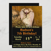Invitation à l'anniversaire du serpent (Devant / Derrière)