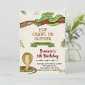 Invitation à l'anniversaire du serpent cobré (Debout devant)