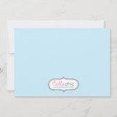 Invitation à l'anniversaire du singe 1er (Dos)