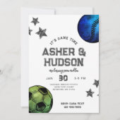 Invitation à l'anniversaire du sport (Devant)