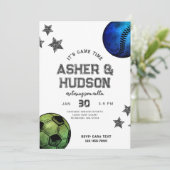 Invitation à l'anniversaire du sport (Debout devant)