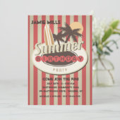 Invitation à l'anniversaire du surfeur (Debout devant)