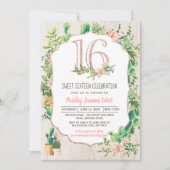 Invitation à l'anniversaire du Sweet sixteen de fl (Devant)