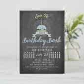 Invitation à l'anniversaire du tableau de bord (Debout devant)