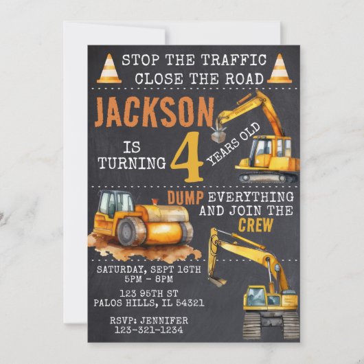 Invitation à l'anniversaire du tableau de bord de (Devant)