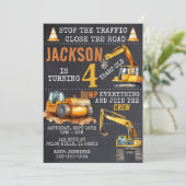 Invitation à l'anniversaire du tableau de bord de (Debout devant)