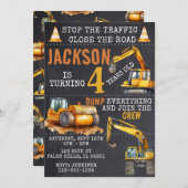 Invitation à l'anniversaire du tableau de bord de (Devant / Derrière)