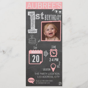 Invitation à l'anniversaire du tableau de bord de 