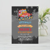 Invitation à l'anniversaire du thème de la roulett (Debout devant)