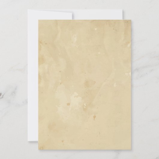 Invitation à l'anniversaire du thème de l'aventure (Dos)