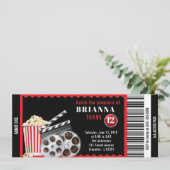 invitation à l'anniversaire du thème du film (Debout devant)