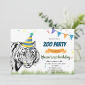 Invitation à l'anniversaire du tigre (Debout devant)