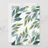 Invitation à l'anniversaire du tournesol (Dos)