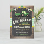 Invitation à l'anniversaire du Tracteur Ferme Boy  (Debout devant)