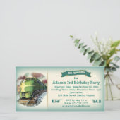 Invitation à l'anniversaire du train diesel vintag (Debout devant)