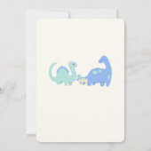 Invitation à l'anniversaire d'un dinosaure à A-Sau (Dos)