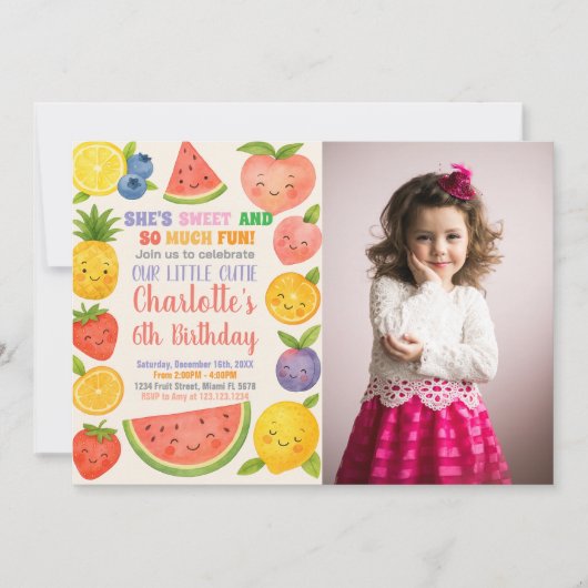 Invitation à l'anniversaire d'un éclaboussure trop (Devant)