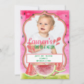 Invitation À L'Anniversaire D'Un Melon (Devant)