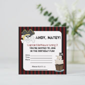 Invitation à l'anniversaire d'un pirate (Debout devant)