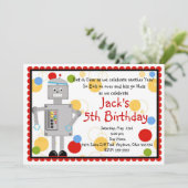 Invitation à l'anniversaire d'un robot (Debout devant)