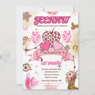 Invitation à l'anniversaire d'une fille, Rodéo Dis