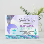 Invitation à l'anniversaire d'une sirène d'argent  (Debout devant)