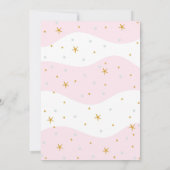 Invitation à l'anniversaire d'une sirène rose avec (Dos)