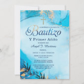 Invitation à l'anniversaire et au baptême (Devant)