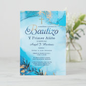 Invitation à l'anniversaire et au baptême (Debout devant)