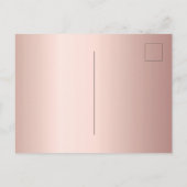 Invitation à l'anniversaire fleurie rose pourpre (Dos)