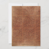 Invitation à l'Anniversaire occidental de Bash (Dos)