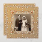 invitation à l'anniversaire photo (Devant / Derrière)