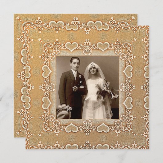 invitation à l'anniversaire photo (Devant / Derrière)