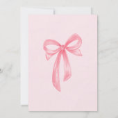 Invitation à l'anniversaire rouge et rose 2e pour (Dos)