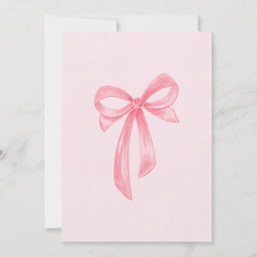 Invitation à l'anniversaire rouge et rose 2e pour  (Dos)