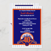 Invitation à l'anniversaire surprise des fans de b (Devant / Derrière)