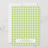 Invitation à l'anniversaire Tea Party Petites fill (Dos)