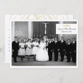 Invitation à l'anniversaire Vintage (Devant / Derrière)