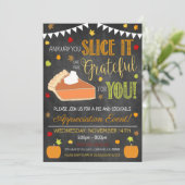 Invitation à l'appréciation de la tarte d'automne (Debout devant)