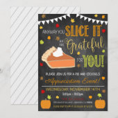 Invitation à l'appréciation de la tarte d'automne (Devant / Derrière)