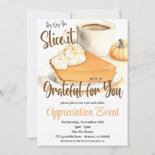 Invitation à l'appréciation de la tarte d'automne