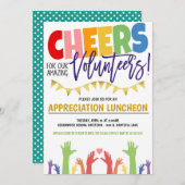 Invitation à l'appréciation des bénévoles (Devant / Derrière)