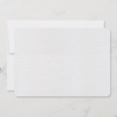 Invitation à l'aquarelle de Noël (Dos)