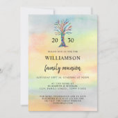 Invitation à l'arbre de réunion familiale (Devant)